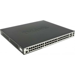 D-link DES-3200-52P/E 48-Port Fast Ethernet L2 Managed PoE Switch with 2 x 1000BASE-T