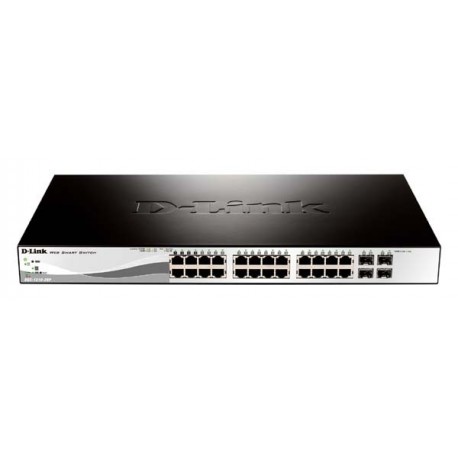 D-Link DGS-1210-28P 24-Port Gigabit Web Smart PoE Switch