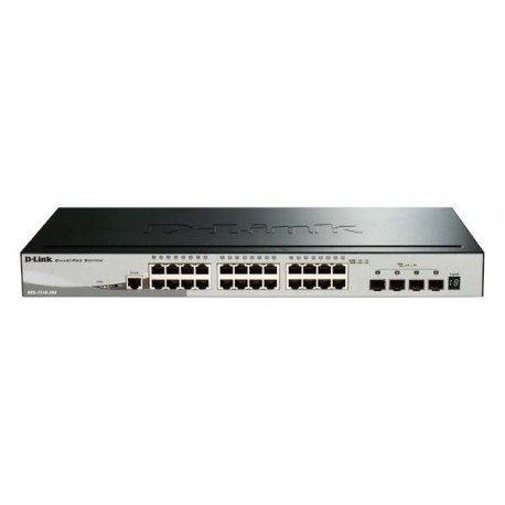 D-Link DGS-1510-28X/E 24 Port Gigabit SmartPro Switch 4 10G SFP+ 