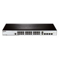 D-Link DES-3200-28/E 24 Ports Ethernet Switch L2 Managed Switch with 2 x SFP