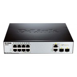 D-Link DES-3200-10/E 8-Port Fast Ethernet L2 Managed Switch with 1 x SF