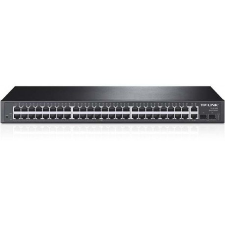 TP-Link TL-SL2452WEB 48-Port 10/100Mbps + 4-Port Gigabit Web Smart Switch 