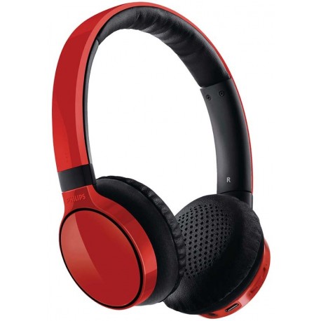 Philips SHB9100RD Headset stereo On-ear Red Bluetooth