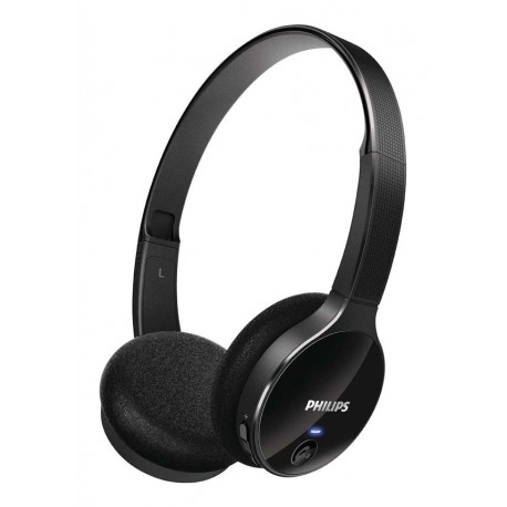 Philips SHB4000 Headset stereo Bluetooth On-ear Hitam 