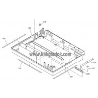 HOUSING ASSY LOWER EPSON LX300+II