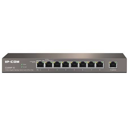 IP-Com G1009p-ei 9-Port Gigabit Unmanaged Poe Switch With 8-Port Poe