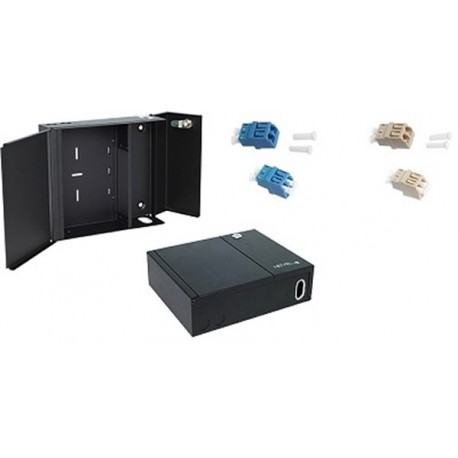 Netviel Wallmount Enclosure Adapter LC 4 Port Wallmount Fixed