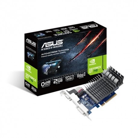 Asus 710-2-SL GeForce GT710 2GB DDR3 VGA DVI-D HDMI PCI-E Graphics Card