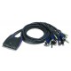 Aten CS64AZ  KVM switch 4 port PS/2 With Sound