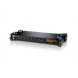 Aten CS1758Q9-AT-G 8 Port PS/2-USB KVM Switch 