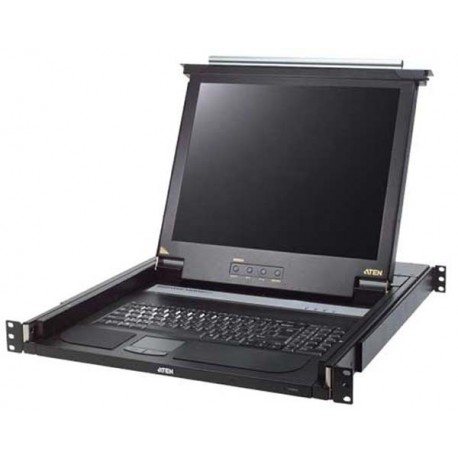 Aten CL1000M LCD KVM Switches 17 in. Single Rail LCD Console   