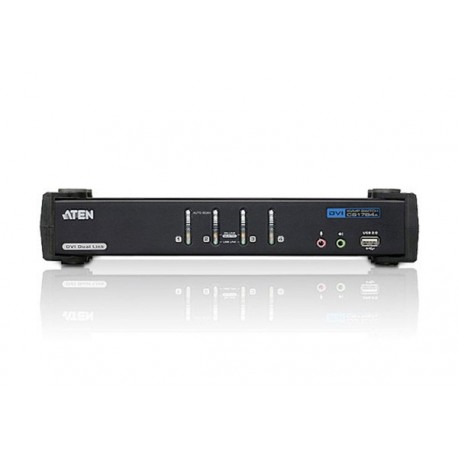 Aten CS1784A 4-Port USB DVI Dual Link/Audio KVMP™ Switch