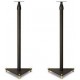 Swans Stand (High Quality Steel + 6 Audio Spikes + Height Adjustment) Speaker