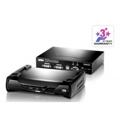 Aten KE6940 USB DVI-I Dual Display KVM Over IP Extender 