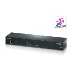 Aten KN1000A 1-Local/Remote Share Access Single Port VGA KVM over IP Switch with Single Outlet Switched PDU (1920 x 1200)  