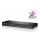 Aten KH2508A 2-Console 8-Port Cat 5 KVM Switch with Daisy-Chain Port  