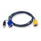 Aten 2L-5206UP 6M USB KVM Cable with 3 in 1 SPHD and built-in PS/2 to USB converter  