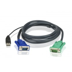 Aten 2L-5205U 5M USB KVM Cable with 3 in 1 SPHD  