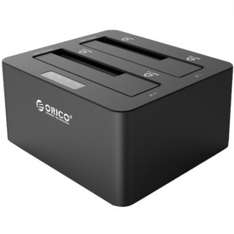 ORICO 6629US3-C Dual Bay SATA to USB3.0 External Hard Drive Docking Station with Duplicator