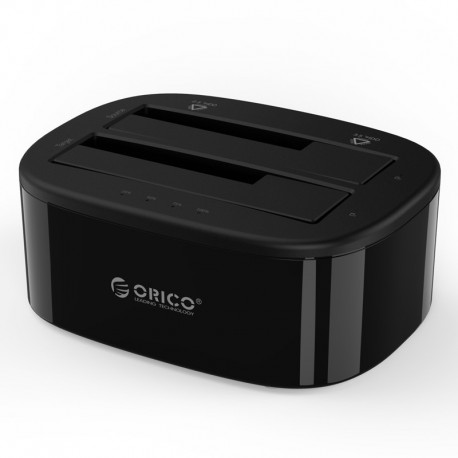 ORICO 6228US3-C 2.5/3.5 inch USB3.0 1 to 1 Clone Dual-bay HDD and SSD Hard Drive Dock