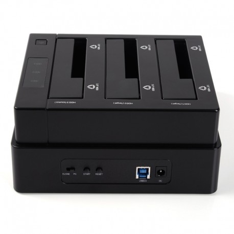 ORICO 6638US3-C 2.5 & 3.5 inch SATA2.0 USB3.0 1 to 2 Clone External Hard Drive Dock