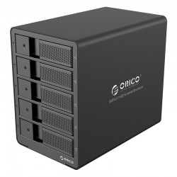 ORICO 9558RU3 Aluminum 5 bay USB3.0 to SATA HDD Enclosure with RAID Function