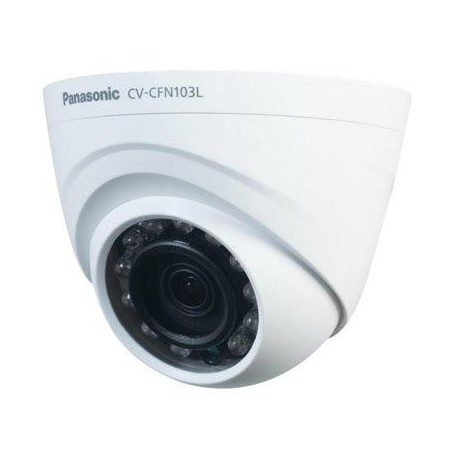 Panasonic CV-CFN103L HD Analog Indoor Day/Night Fixed Dome Camera with IR illuminator