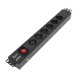 Indorack PDU6G Power Distribution Unit 6 Outlet