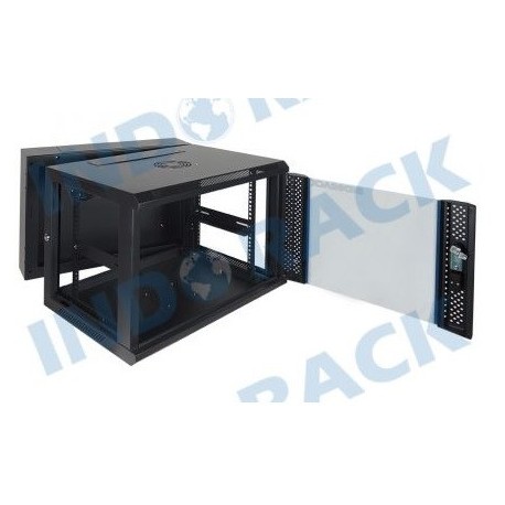 Indorack WIR5508D Wallmount Rack 8U Double Door