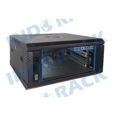 Indorack WIR4504S 19" Wallmount Rack 4U Single Door