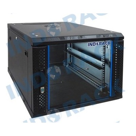 Indorack WIR6008S 19 inch Wallmount Rack 8U Single Door Depth 600 mm