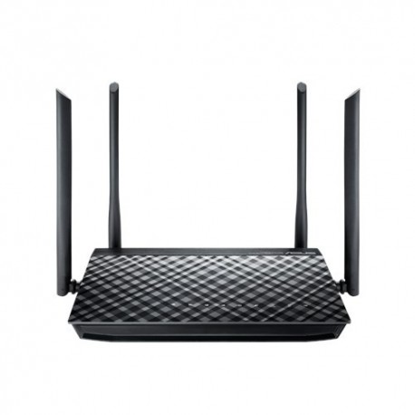 Asus RT-AC1200G+ AC1200 Dual-Band Wi-Fi Router with four 5dBi Antennas 