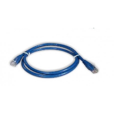 Netviel NVL-PC-PVC-06-01  Cat. 6 UTP Patch Cord Cable PVC Blue 1m