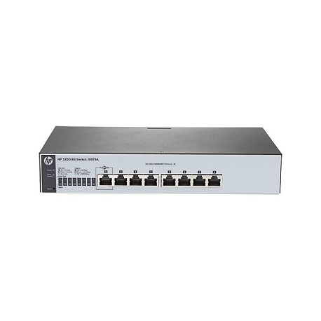 HP 1820-8G (J9979A) 8 Port Smart Managed Gigabit Switch