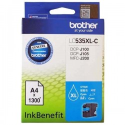 Brother LC-535XL High Yield Cyan Ink Cartridge