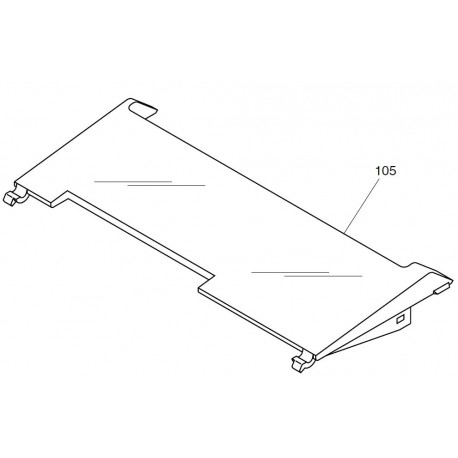 COVER ASSY PRINTER EPSON LX300+II