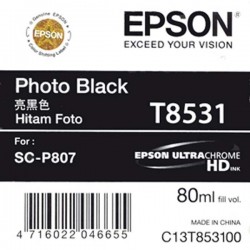 Epson SC-P807 T8531 Photo Black Cartridge (80ml)