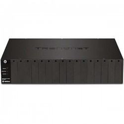 TRENDnet TFC-1600 16-Bay Fiber Converter Chassis System SNMP Management Module