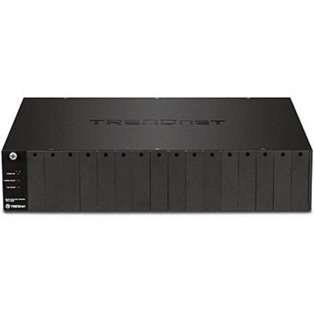 TRENDnet TFC-1600 16-Bay Fiber Converter Chassis System SNMP Management Module