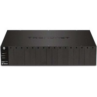 TRENDnet TFC-1600 16-Bay Fiber Converter Chassis System SNMP Management Module
