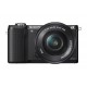 Sony A5000 Bodi + Lensa Power Zoom 16-50mm Mirrorless Camera