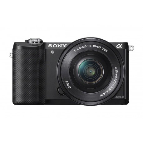 Sony A5000 Bodi + Lensa Power Zoom 16-50mm Mirrorless Camera