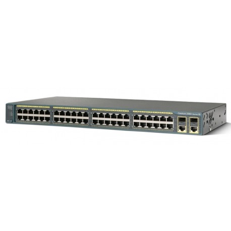 Cisco Catalyst 2960-48TC Switch 48 ports Managed Rack-Mountable (WS-C2960+48TC-L) 