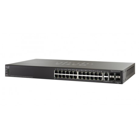 Cisco SF500-24-K9-G5 24 Port 10/100 Stackable Managed Switch