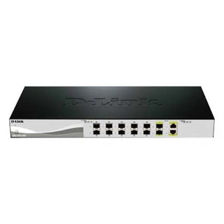 D-Link DXS-1210-12SC 12-Port 10G SFP+ Web Smart Switch