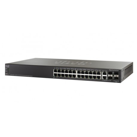 Cisco Small Business SF500-24P 24 Ports Managed Switch Rack-Mountable (SF500-24P-K9-G5)