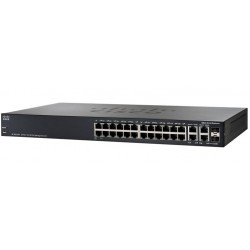 Cisco SF300-24P 24-port 10/100 PoE Managed Switch with Gigabit Uplinks (SRW224G4P-K9-EU)