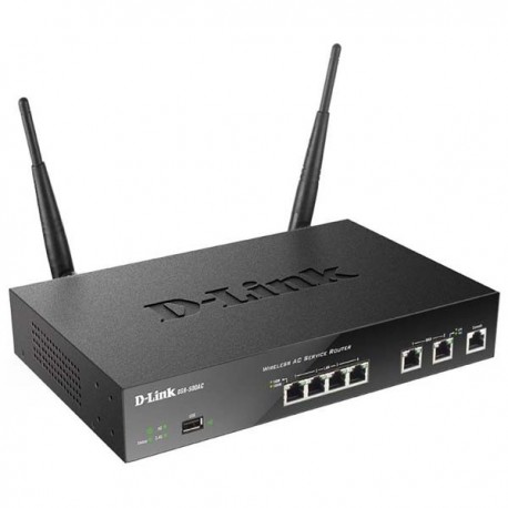 D-Link DSR-500AC Dual WAN 4-Port Gigabit Wireless AC VPN Router 