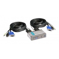 D-Link KVM-221 2-Port USB KVM Switch with Audio Support 