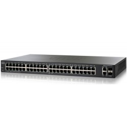 SF 200-48 48-Port 10/100 Smart Switch with 2 Gigabit Ethernet Combo (SLM248GT-EU)